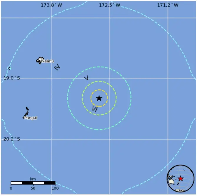 m6.6 earthquake tonga region october 1 2024 usgs epe