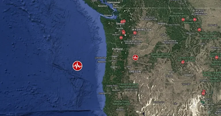 oregon m6.0 earthquake october 30 2024 location map