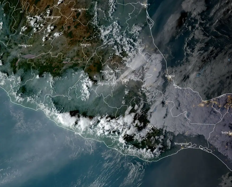 popocatepetl satellite image 2300 utc october 25 2024 goes-east