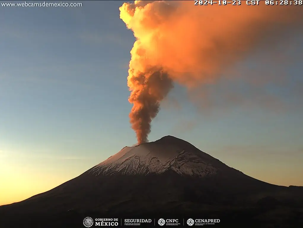 popocatepetl webcam 0628lt october 23 2024