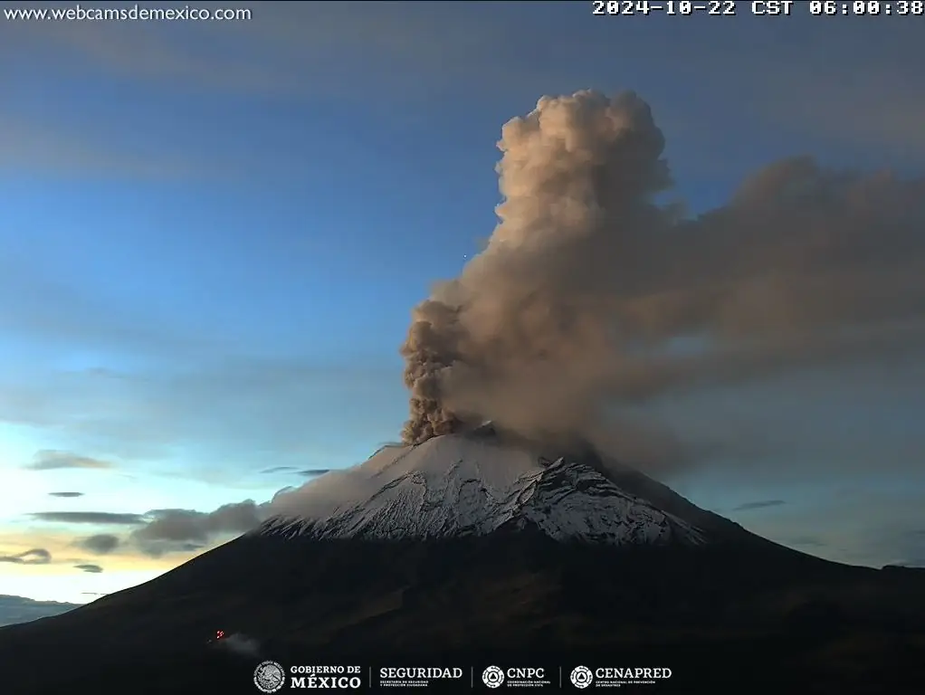 popocatepetl webcam 06lt october 22 2024