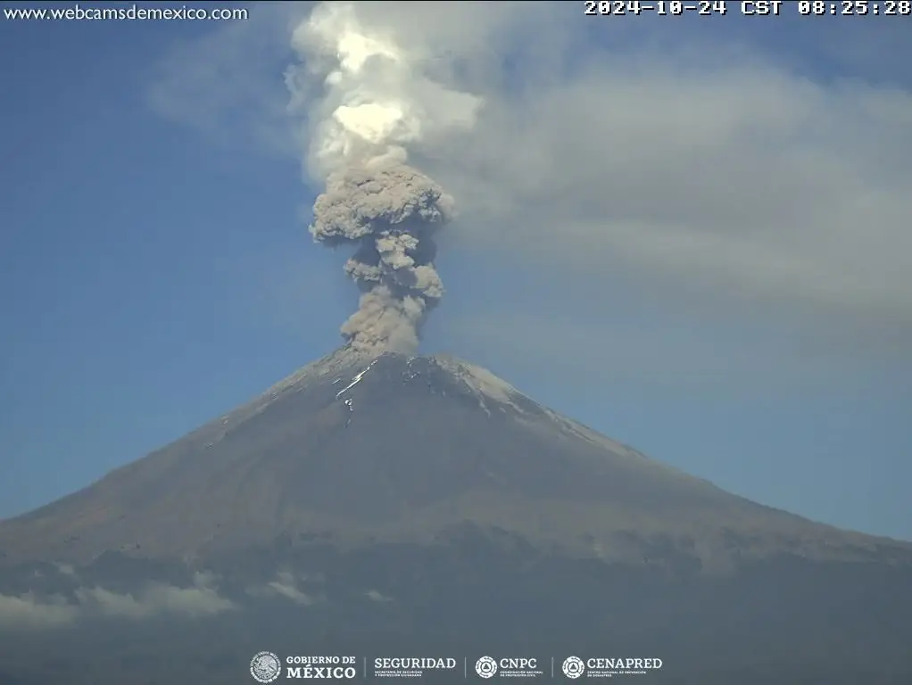 popocatepetl webcam 0825lt october 24 2024