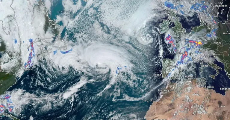 post tropical cyclone kirk satellite image at 1500 utc on october 7 2024