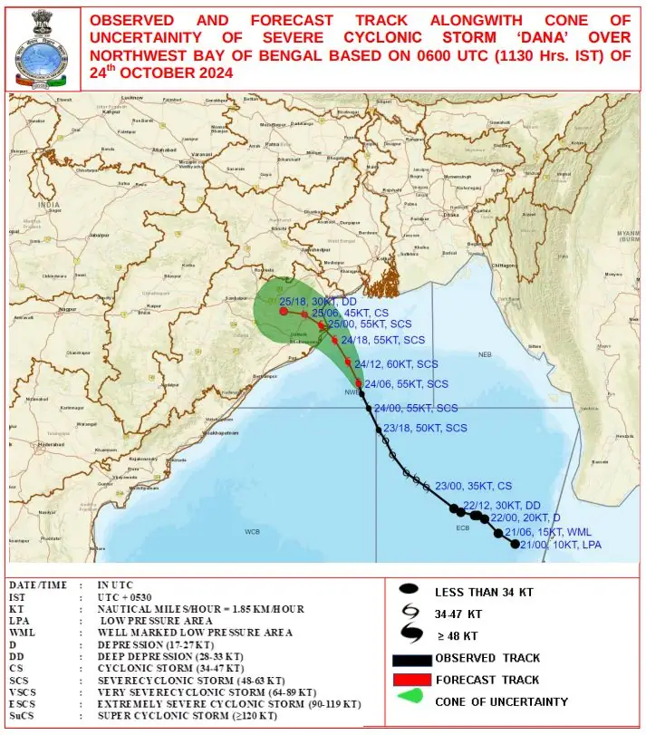stc dana imd forecast track october 24 2024
