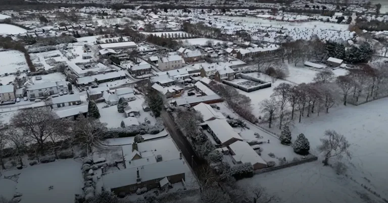 Parts of Scotland covered in snow after first snowfall of the season