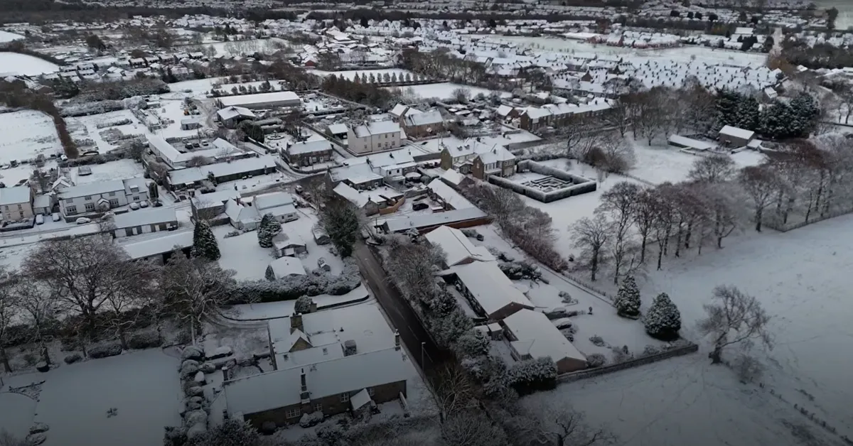 Parts of Scotland covered in snow after first snowfall of the season