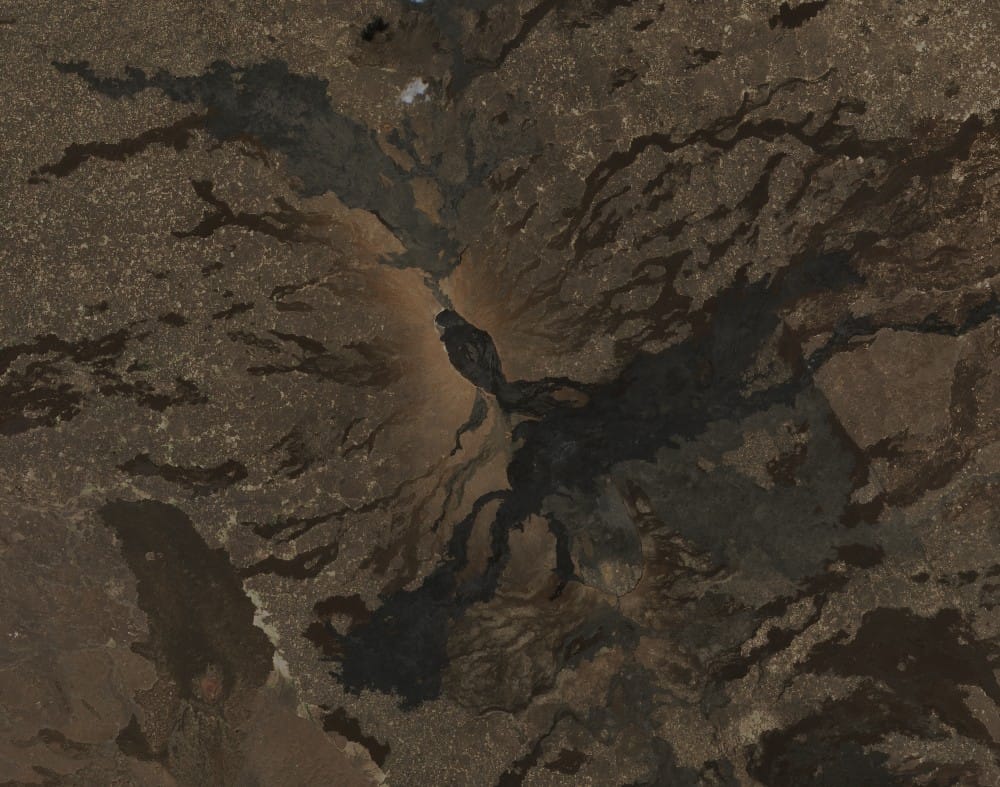 erta ale volcano ethiopia satellite image october 29 2024