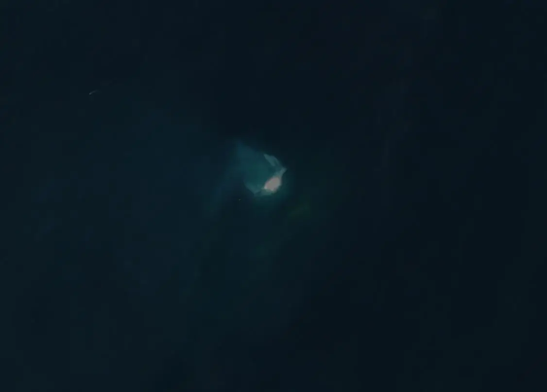 kumani bank mud volcano ghost island sentinel-2 satellite image acquired on april 4 2024