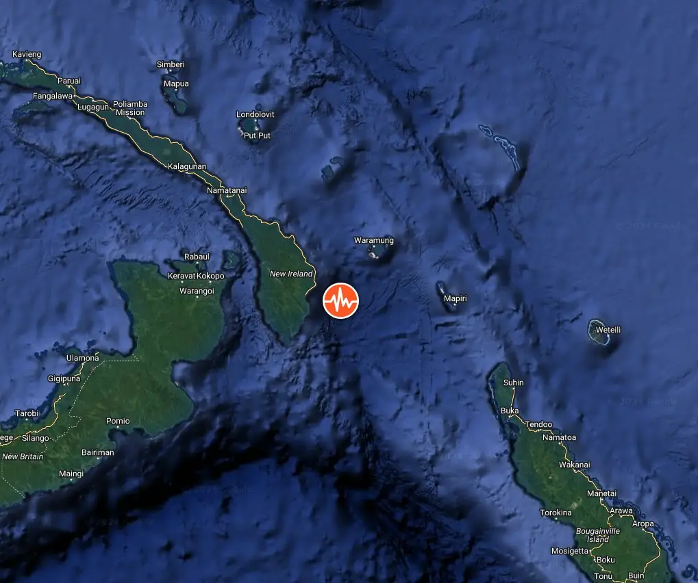 new ireland m6.6 papua new guinea november 15 2024 bg