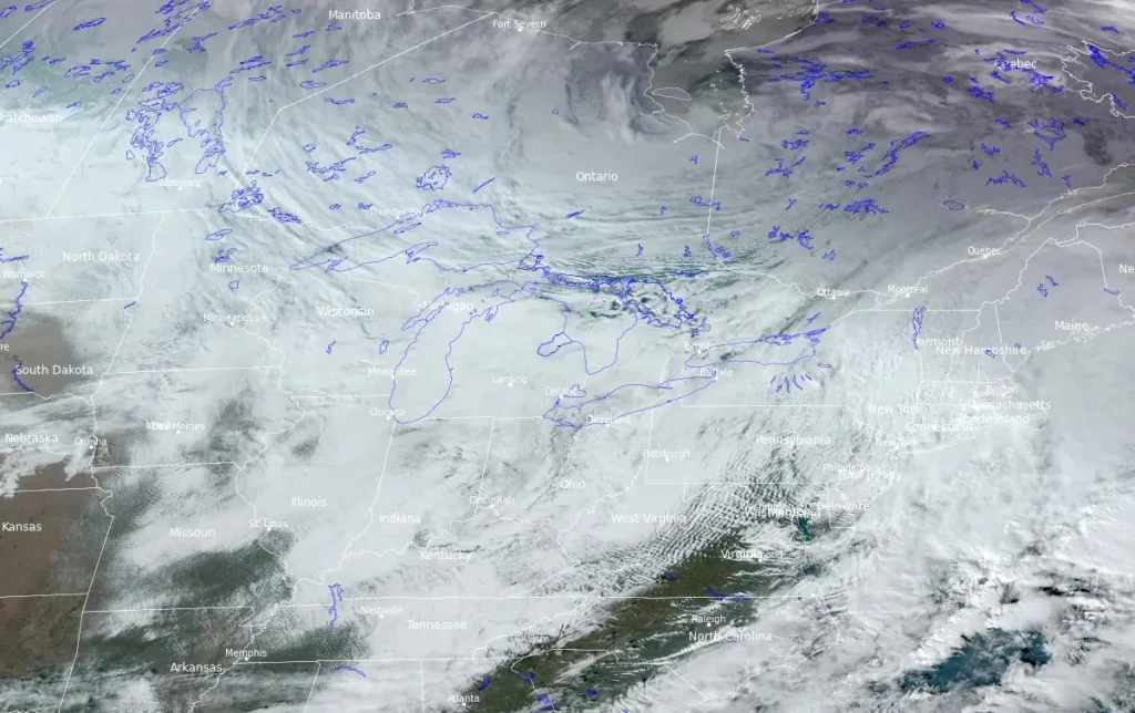 satellite image great lakes 1930 utc on november 28 2024 bg