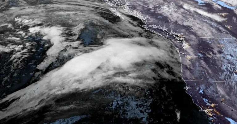satellite image of atmospheric river pacific northwest 1240 utc on november 12 2024