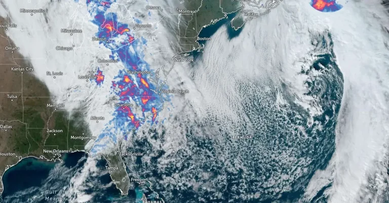 us east coast satellite image and radar 1800 utc on november 14 2024 f