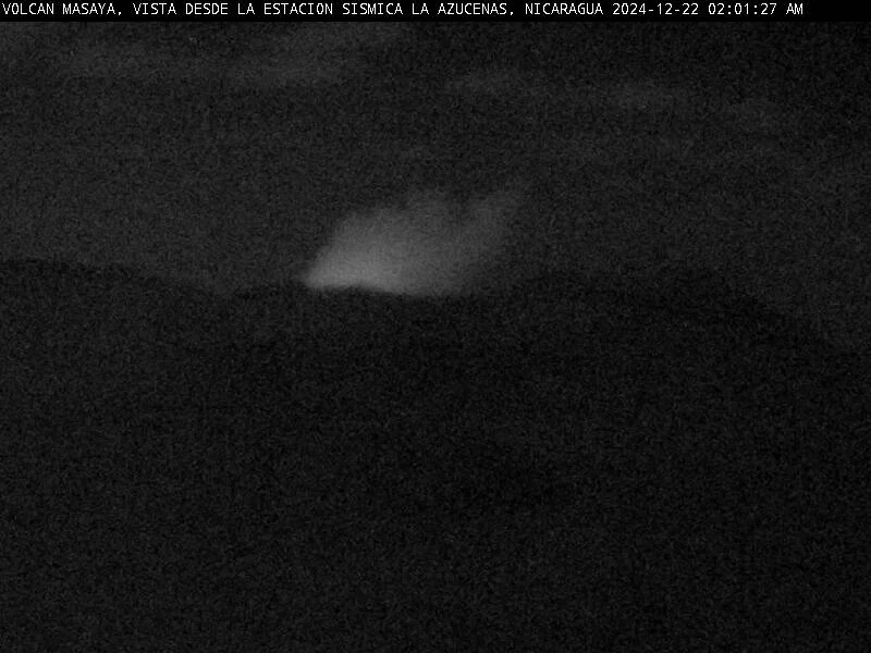 Masaya volcano activity captured on webcam, Nicaragua