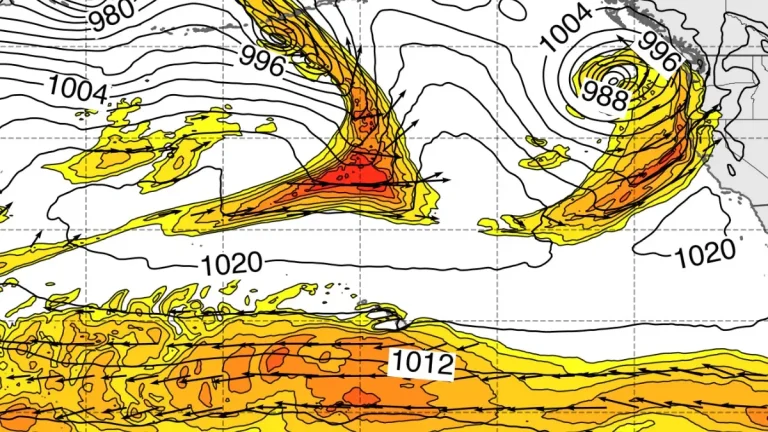Multiple atmospheric rivers set to impact U.S. West Coast this week