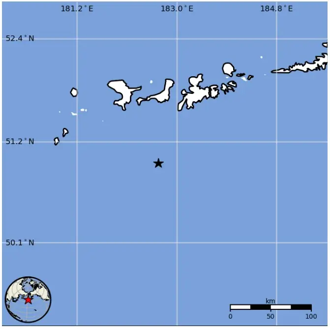 andreanof islands alaska m6.3 earthquake december 8 2024 usgs epe