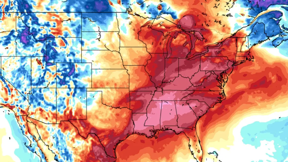gfs 2m temperature anomaly 06z december 10 2024 model f