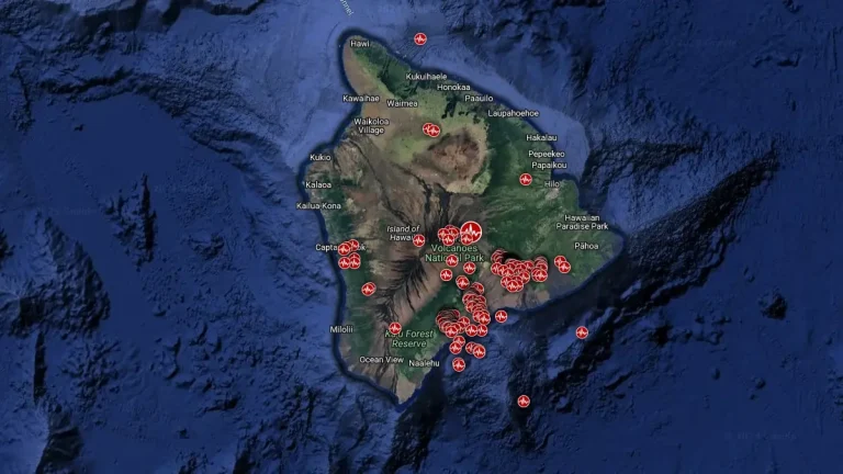 kilauea hawaii earthquakes 7 days to december 4 2024 f