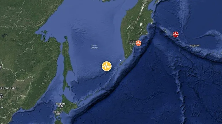 m6.1 earthquake kuril islands december 8 2024 location map