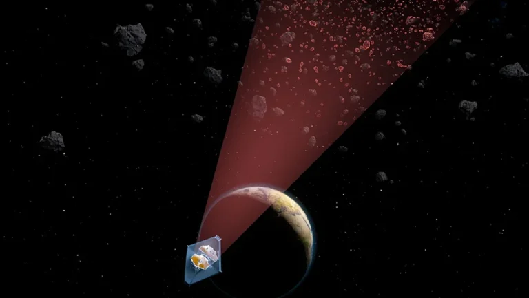 NASA’s James Webb Space Telescope revealing, in the infrared, a population of small main-belt asteroids