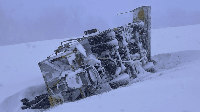 A crash in Missouri during the winter storm