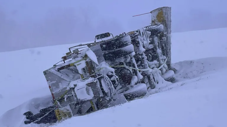 A crash in Missouri during the winter storm