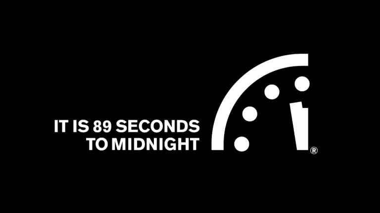 Doomsday clock at 89 seconds