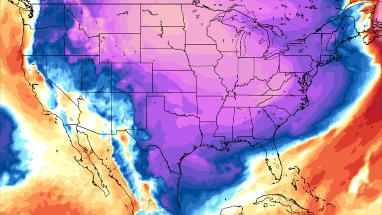 GFS 850 hPa temperature anomaly forecast