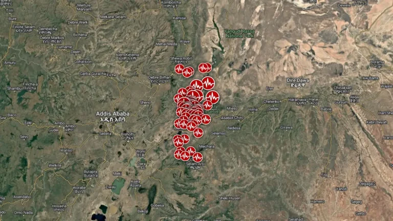 Intense seismo-volcanic crisis near Dofen volcano forces thousads to evacuate, Ethiopia