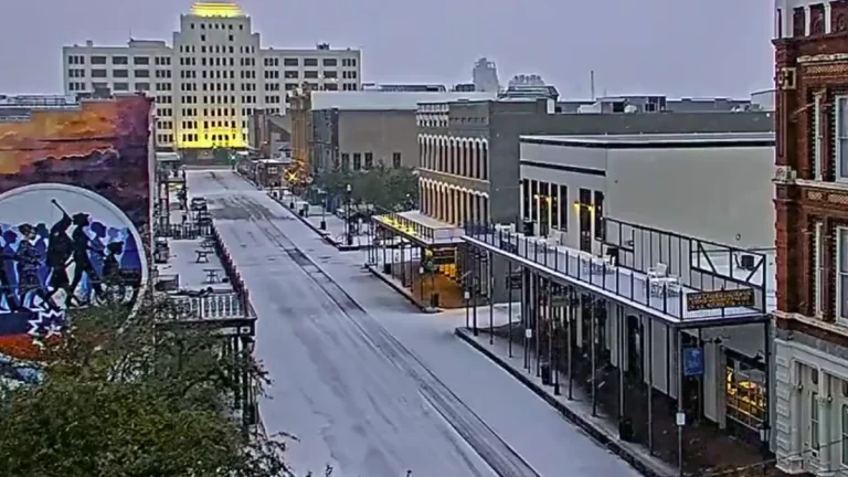 Snowfall in Galveston