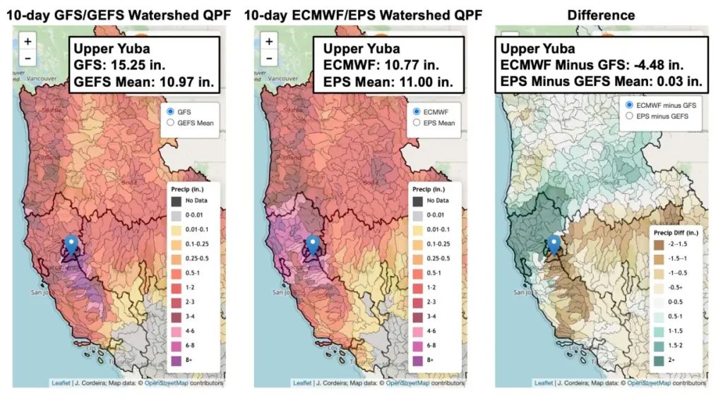 ar watershed qpf 10 day january 30 2025