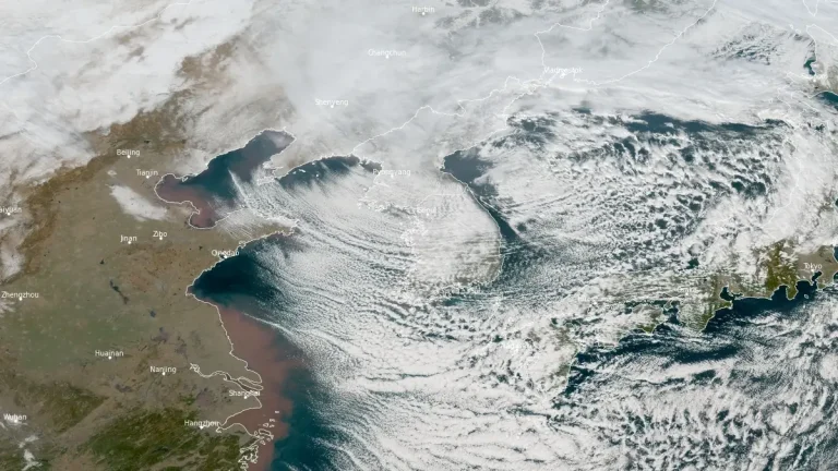 sea effect snow 0350 utc january 29 2025 east asia south korea japan satellite image
