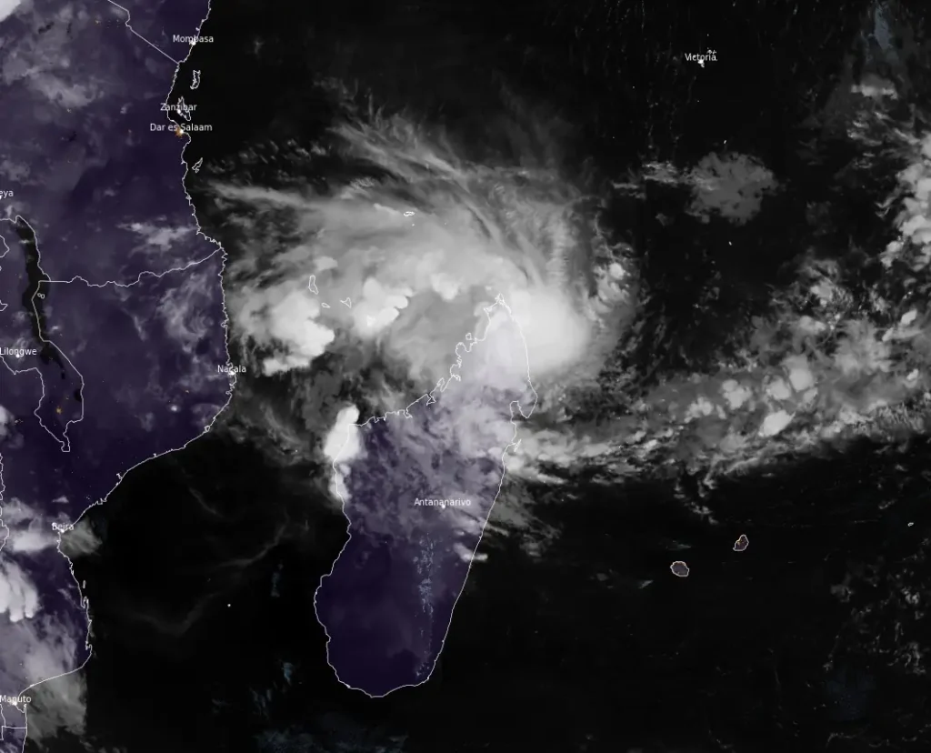 tropical cyclone dikeledi at 1700 utc on january 11 2025