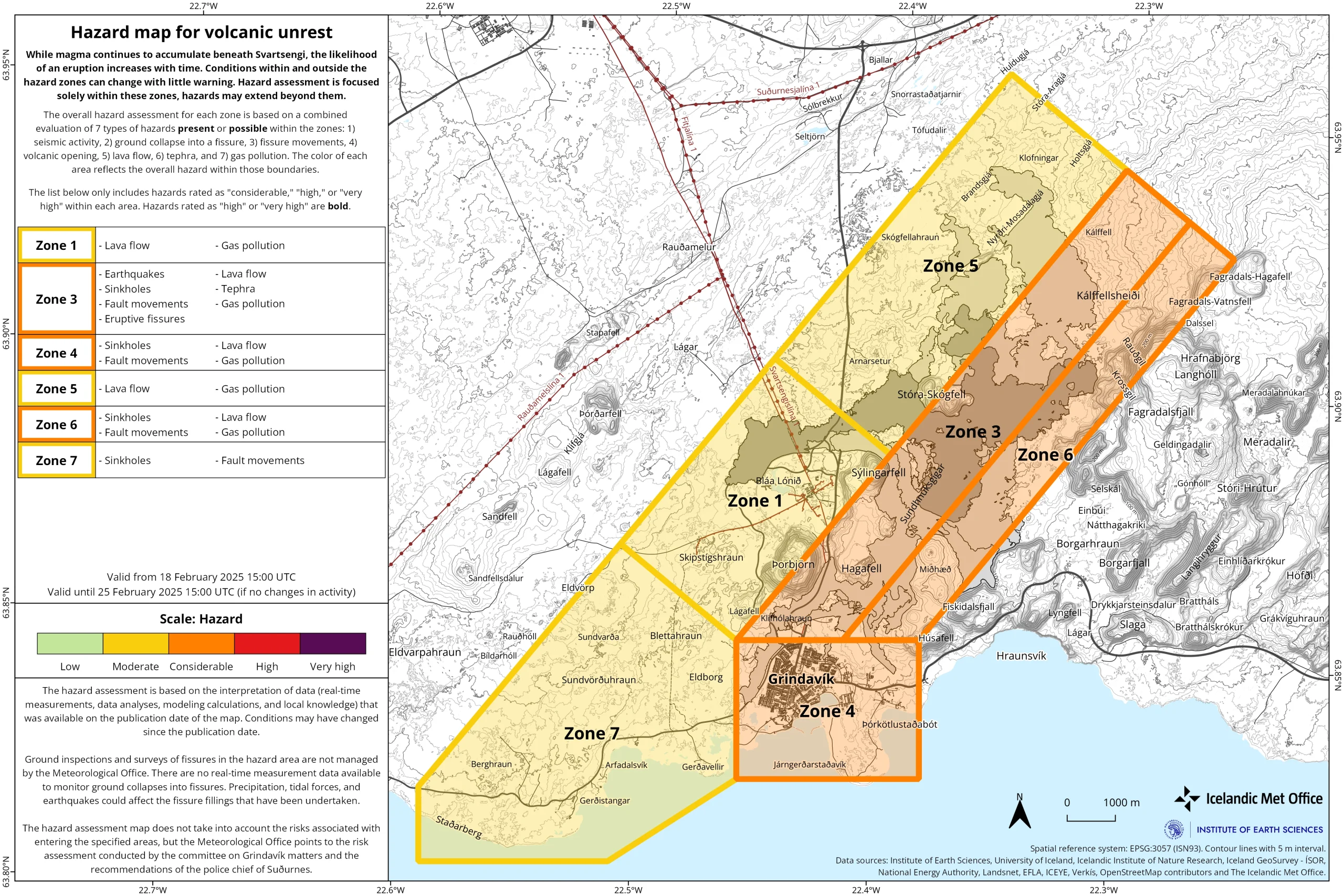 Hazard assessment valid till February 25, 2025