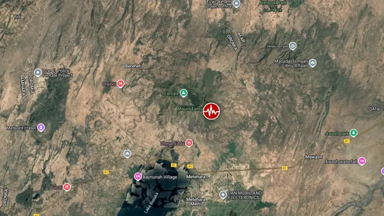 ethiopia fentale earthquakes 30 days to february 14 2025 f