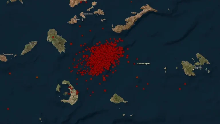 santorini greece earthquakes in 7 days to february 7 2025 f