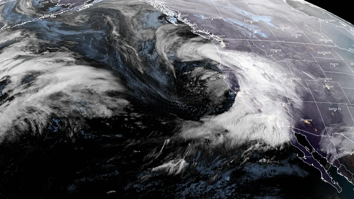 us west coast satellite image at 1440 utc on february 13 2025 f