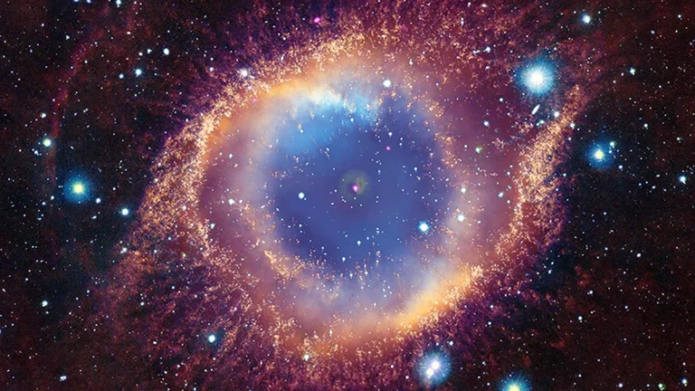 Composite image of the Helix Nebula