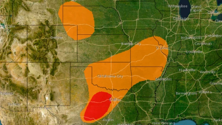 Critical Fire Weather Outlook Map