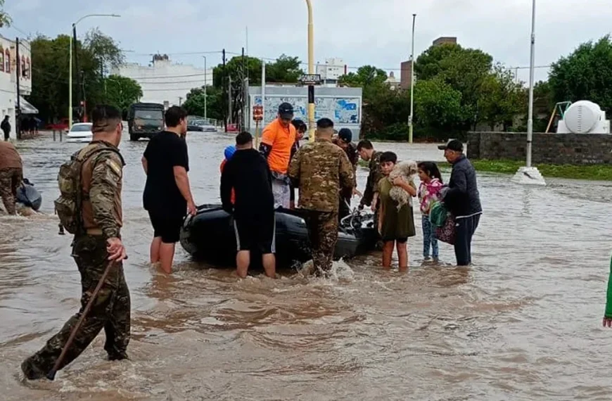 The National Government deploys an emergency operation in Bahía Blanca on March 9, 2025