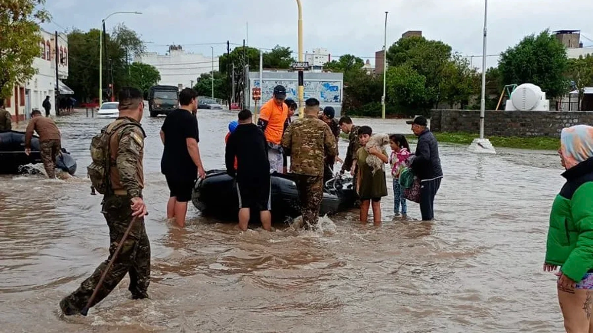 The National Government deploys an emergency operation in Bahía Blanca on March 9, 2025