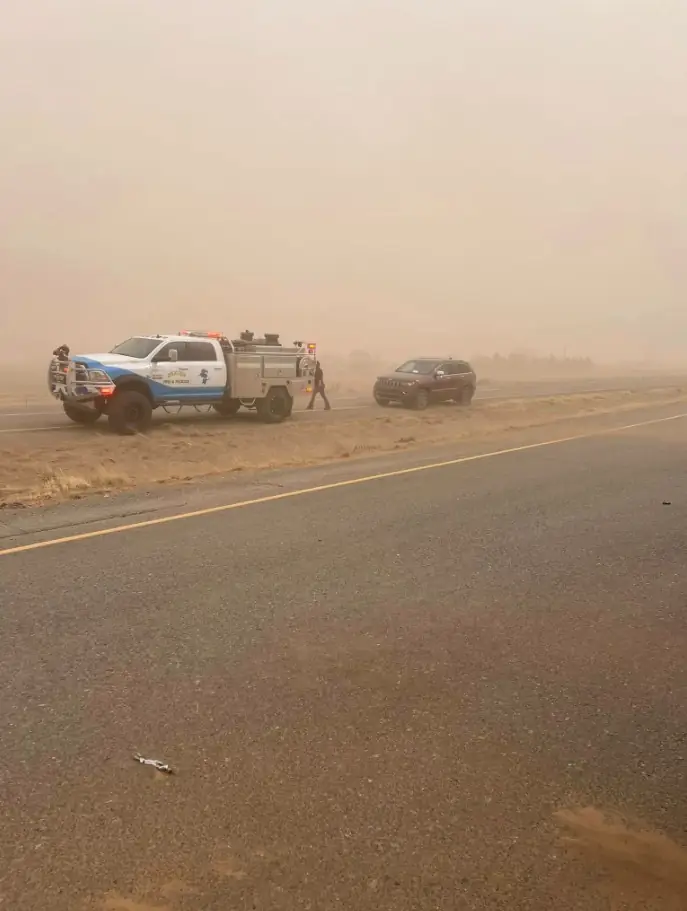 highway 285 closed between roswell and artesia by justin powel march 3 2025 4
