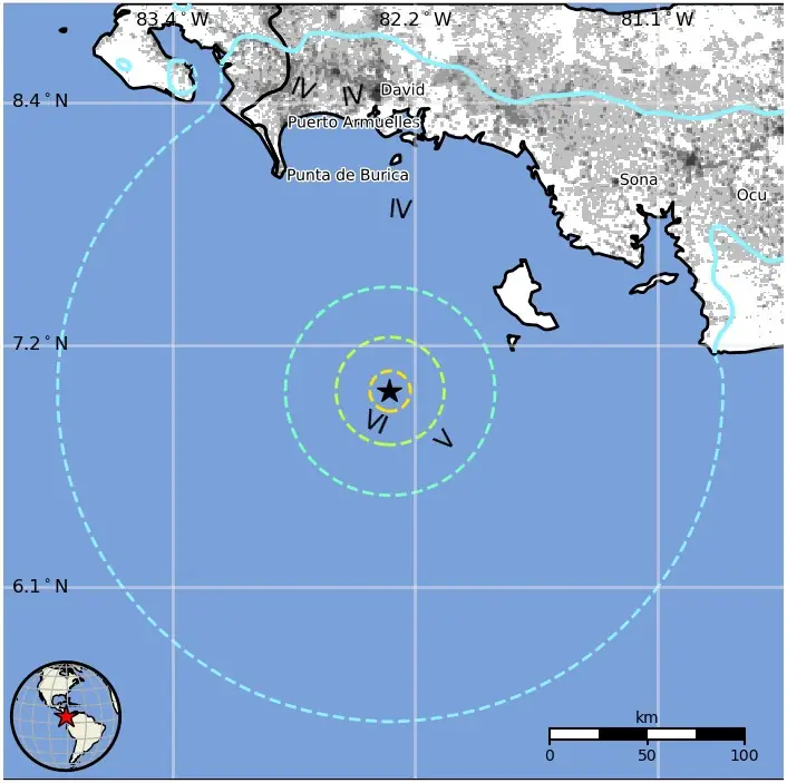 m6.2 panama earthquake march 21 2025 usgs epe