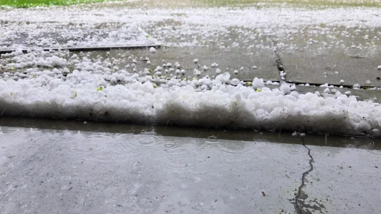 Hail in Virginia on April 14, 2025