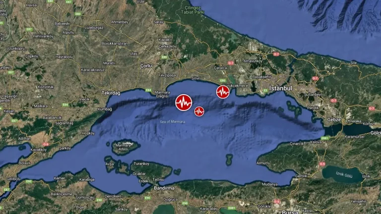 M6.2 istanbul turkey earthquake location map