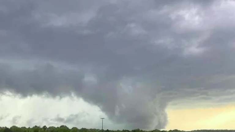 Tornado in Lonoke County, Arkansas on Sunday, April 20, 2025