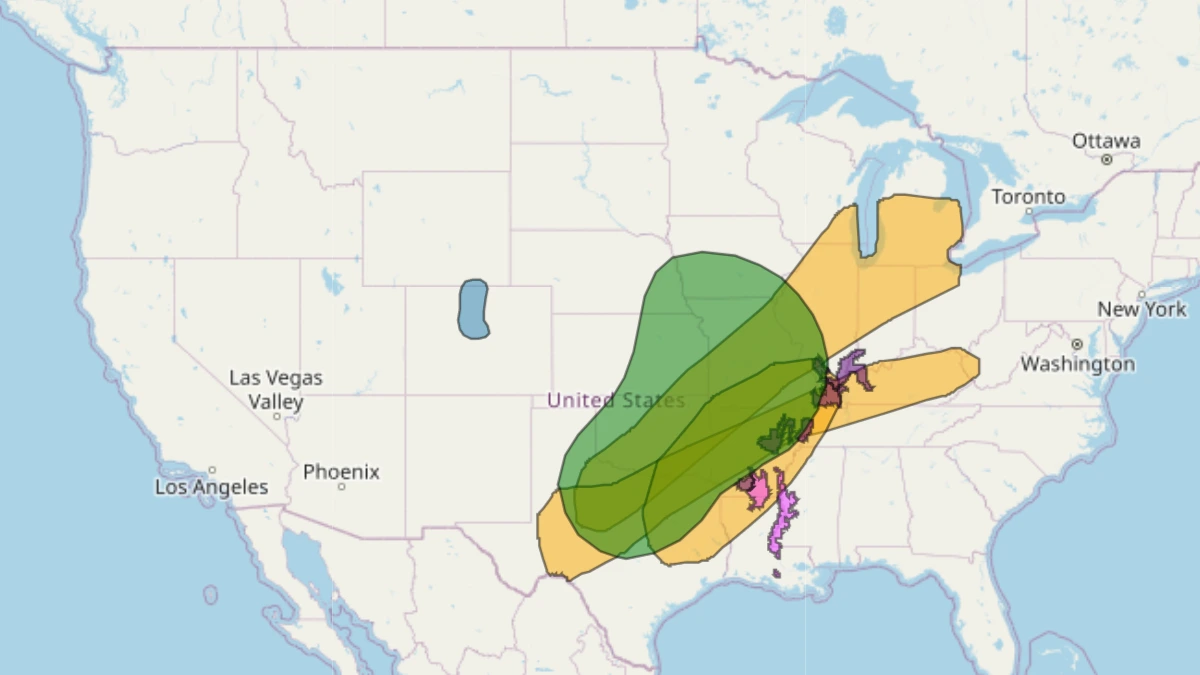 WPC hazard outlook from April 18 to 22, 2025