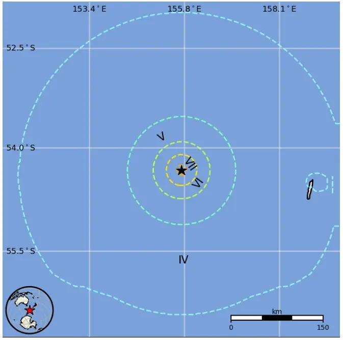 m6.8 earthquake macquarie island region april 29 2025 usgs epe