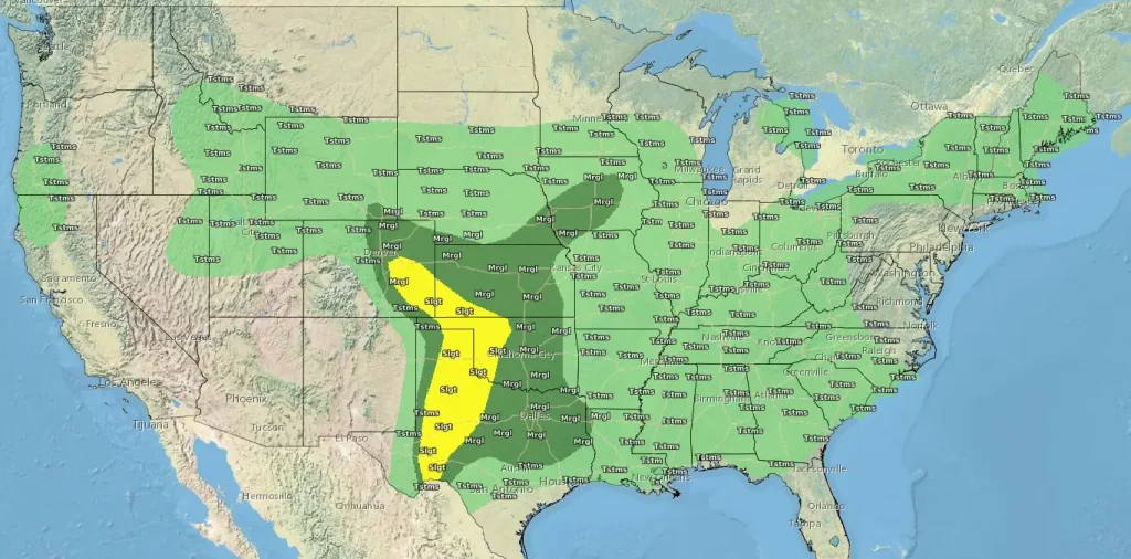 usa convective outlook april 24 2025