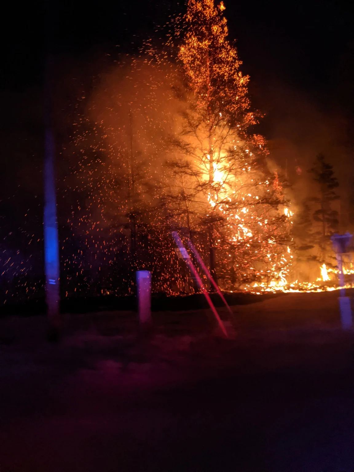 Camp house fire near St Louis Country Minnesota
