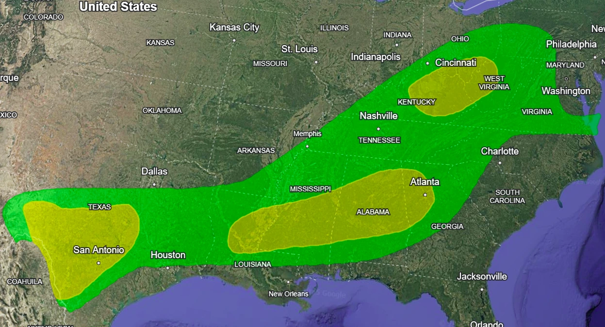 Excessive rainfall outlook for May 27, 2025. Credit WPC